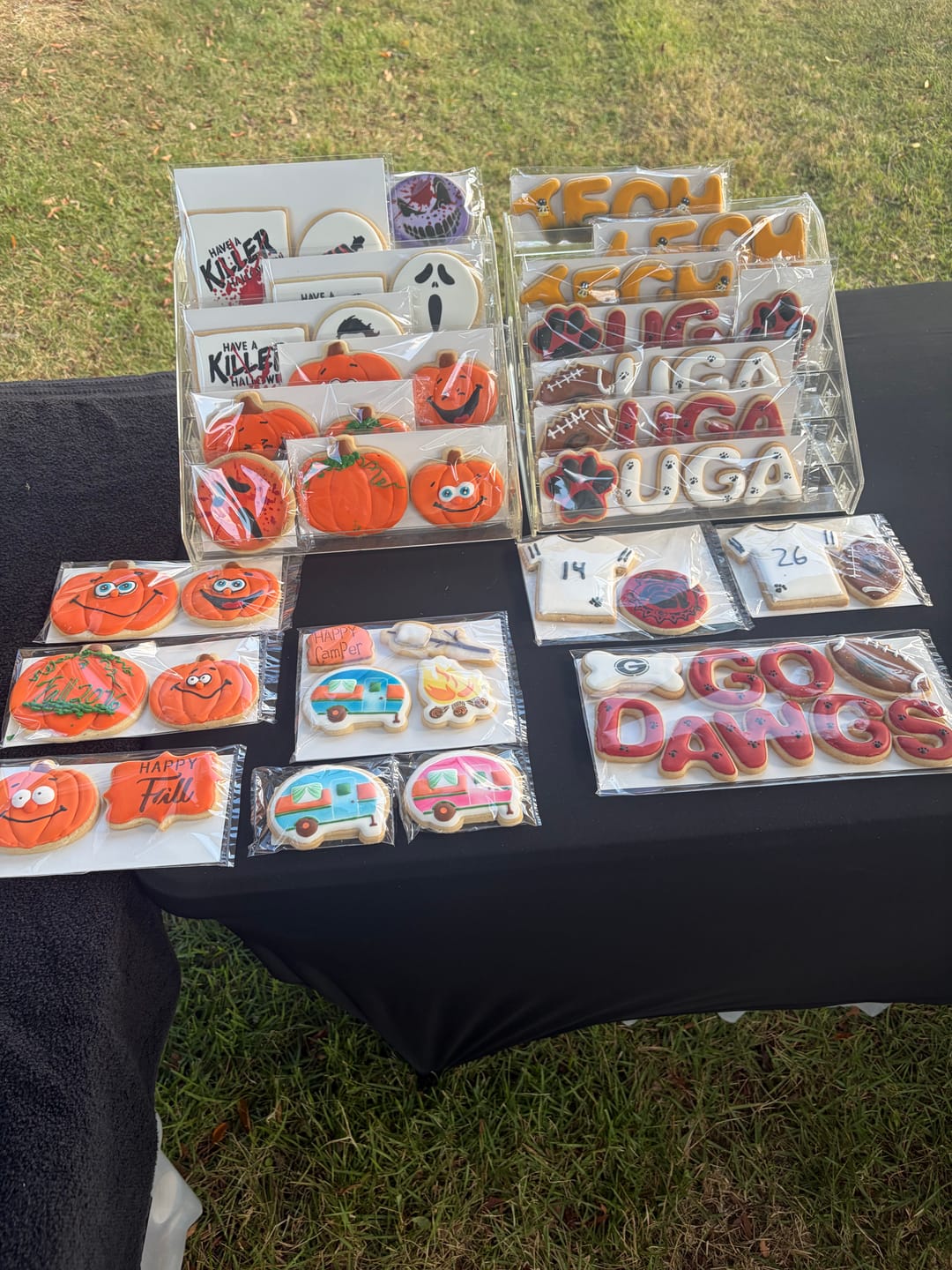 Customer photo review of Killer Halloween Cookie Stencil Set
