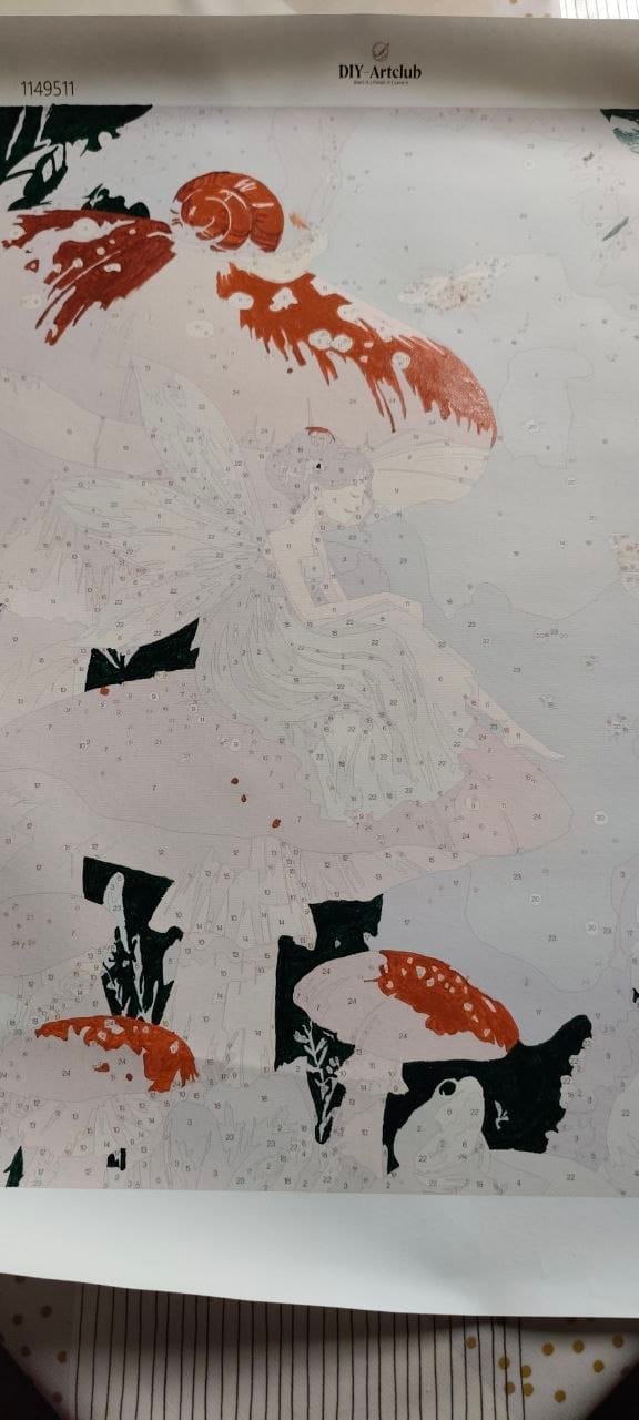 Customer photo review of A night time fantasy | Paint by Number