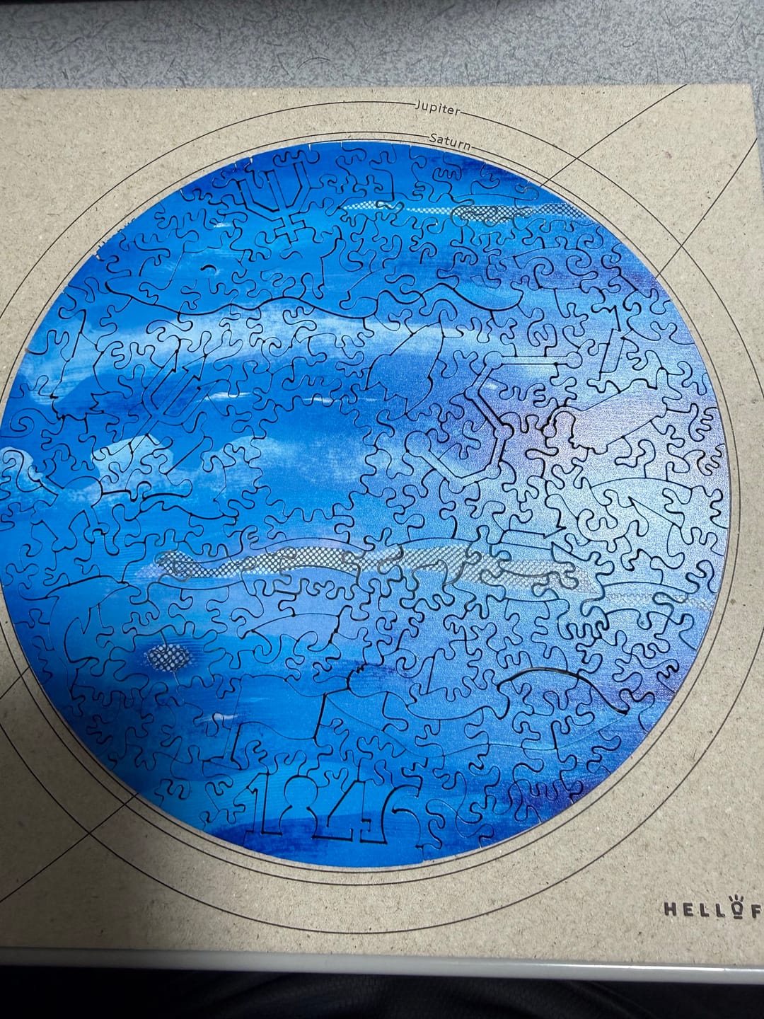 Customer photo review of 【９月入荷分予約】宇宙の破片 NEPTUNE 海王星と専用フレームセット