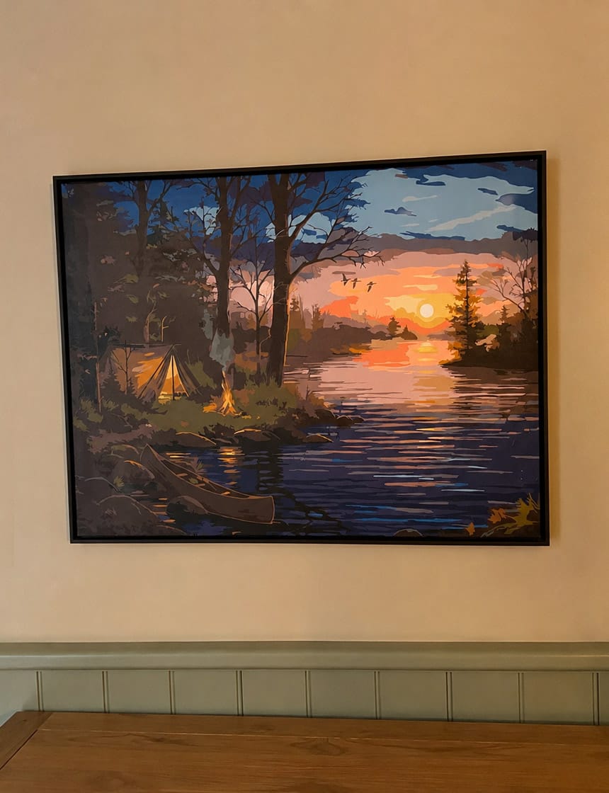 Customer photo review of Camping au bord du lac
