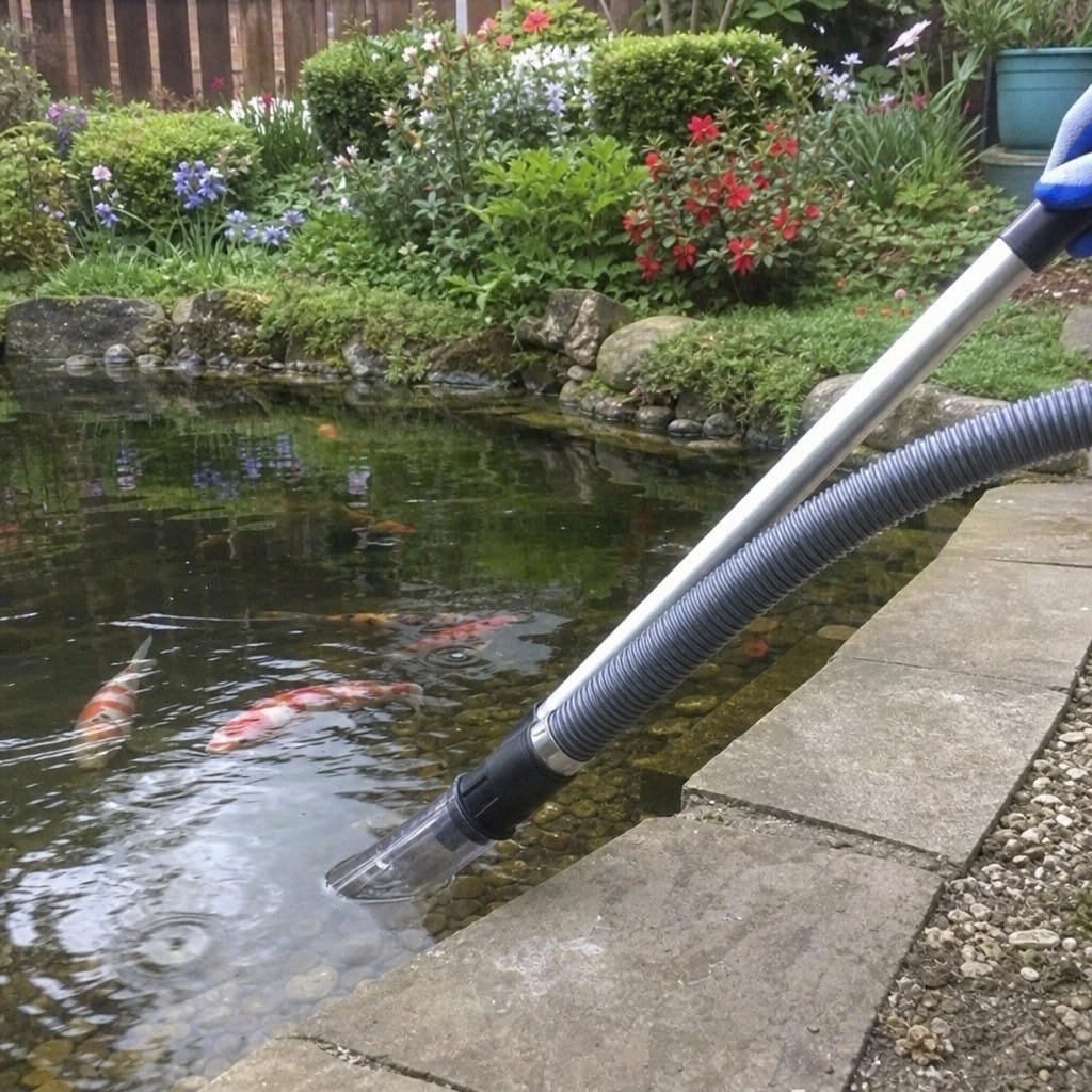 Customer photo review of Pond Vacuum Cleaner UK | Wet & Dry | Removes Sludge & Debris | 1400W | Pond Maintenance