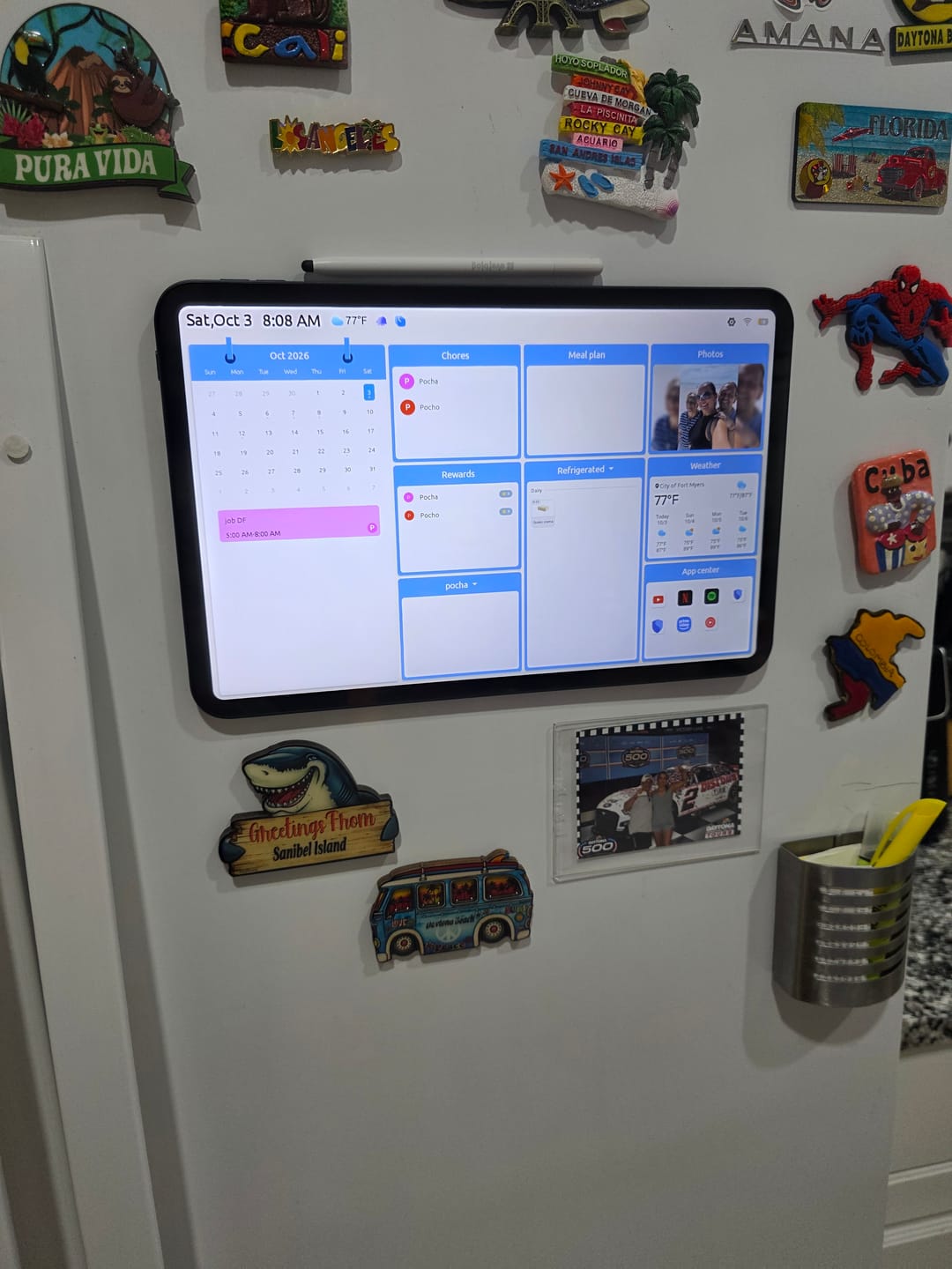 Customer photo review of Everblog 13.4" FridgeCal™  AI Fridge Calendar