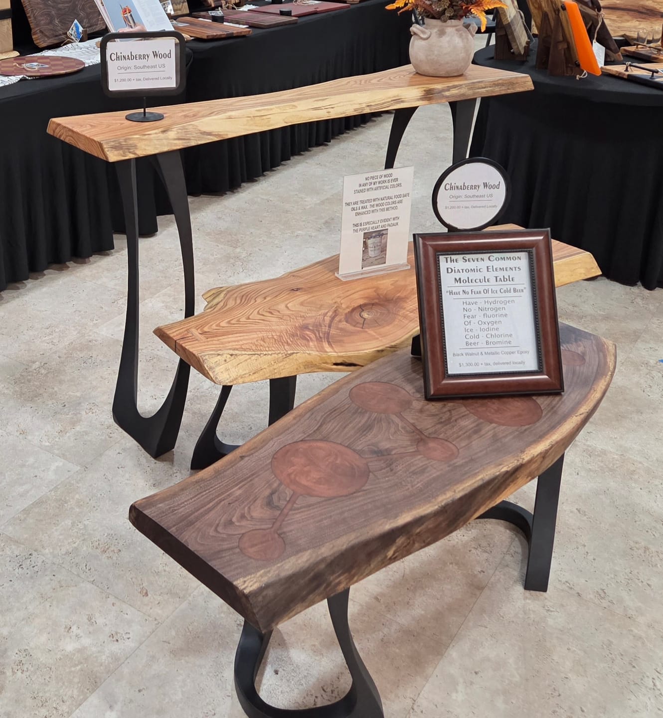 Customer photo review of Counter Table Legs 603 Cleo 34.3" H Modern DIY Furniture