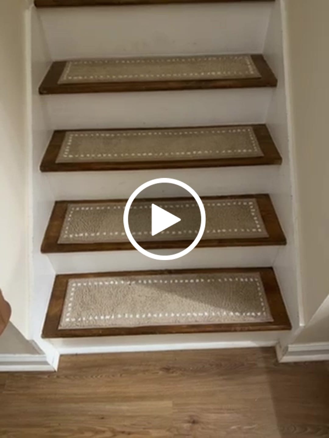 Customer video review of CloudSoft Non-Slip Stair Treads - Beige