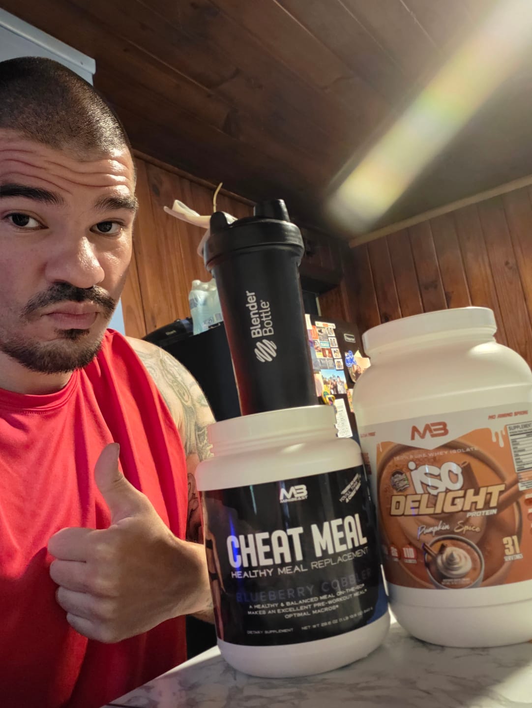 Customer photo review of Meal Replacement Stack (Level 1)