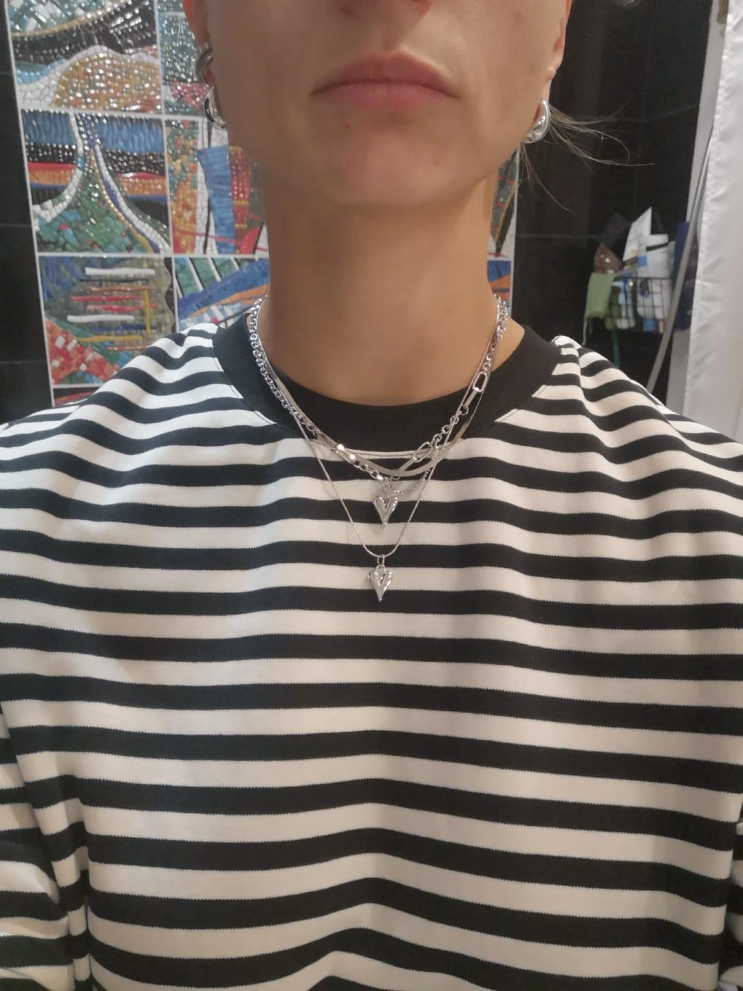 Customer photo review of Romantic Heart Pendant