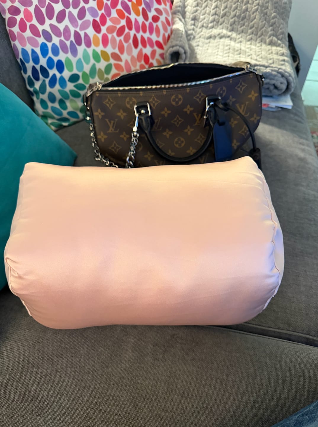 Customer photo review of Louis Vuitton Speedy 30 Purse Pillow Insert | Fabrinique