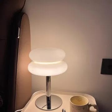 Customer photo review of Donut Style Table Lamp