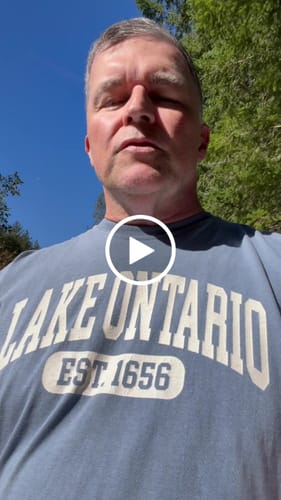 Customer video review of Lake Ontario Varsity T-Shirt