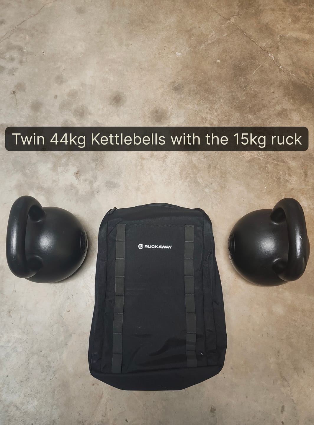 Customer photo review of RUCKING BACKPACK