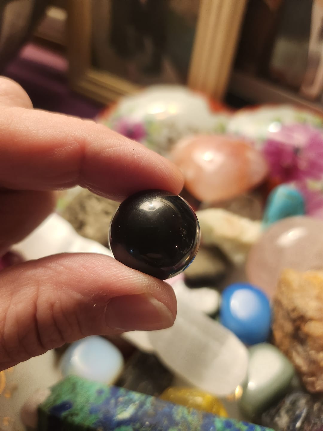 Customer photo review of Mini Crystal Sphere, 20mm
