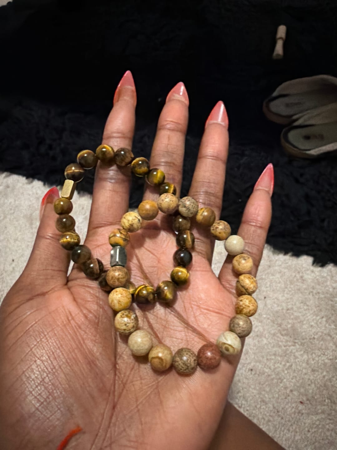 Customer photo review of STACKER - TIGER EYE (POS)