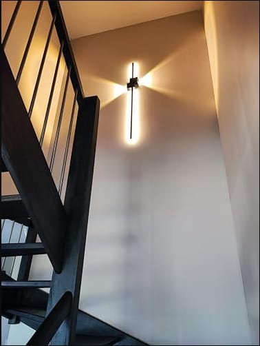 Customer photo review of Long Linear LED Wall Sconce