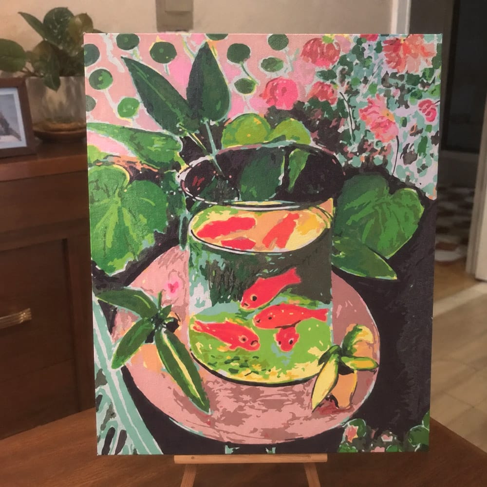 Customer photo review of Les Poissons rouges - Matisse