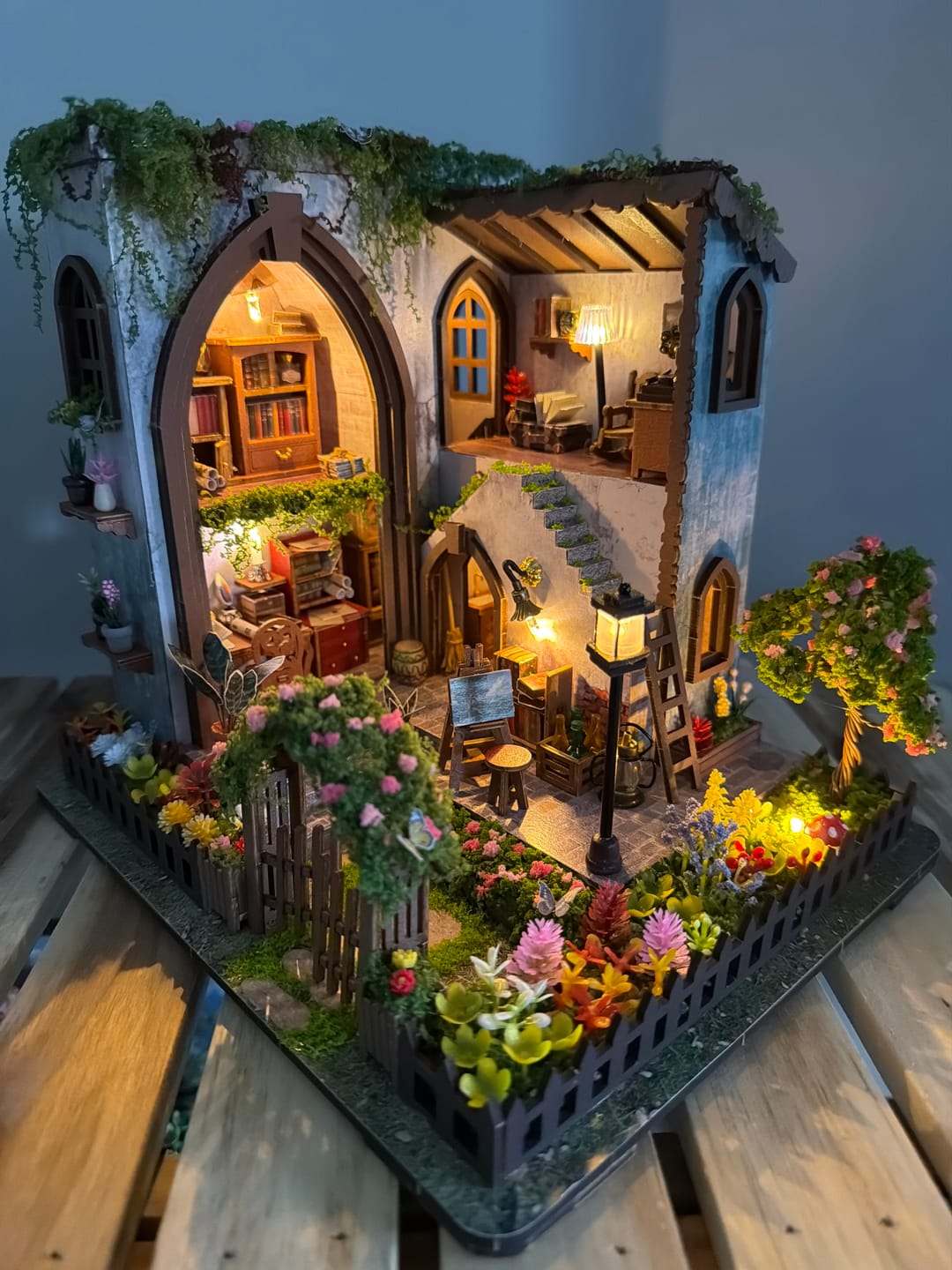 Customer photo review of Garden Pavilion DIY Miniature House