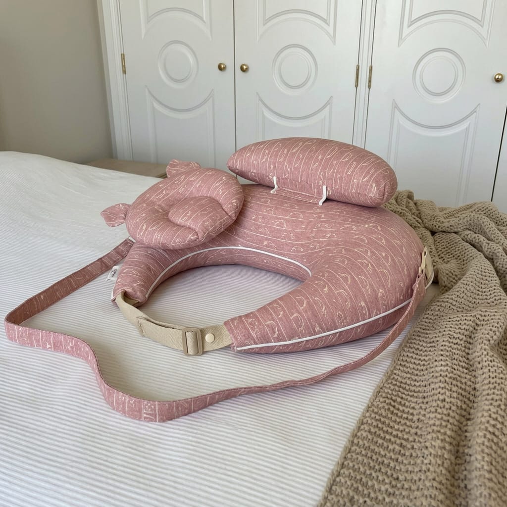 Customer photo review of Almohada CozyHalo Manos Libres
