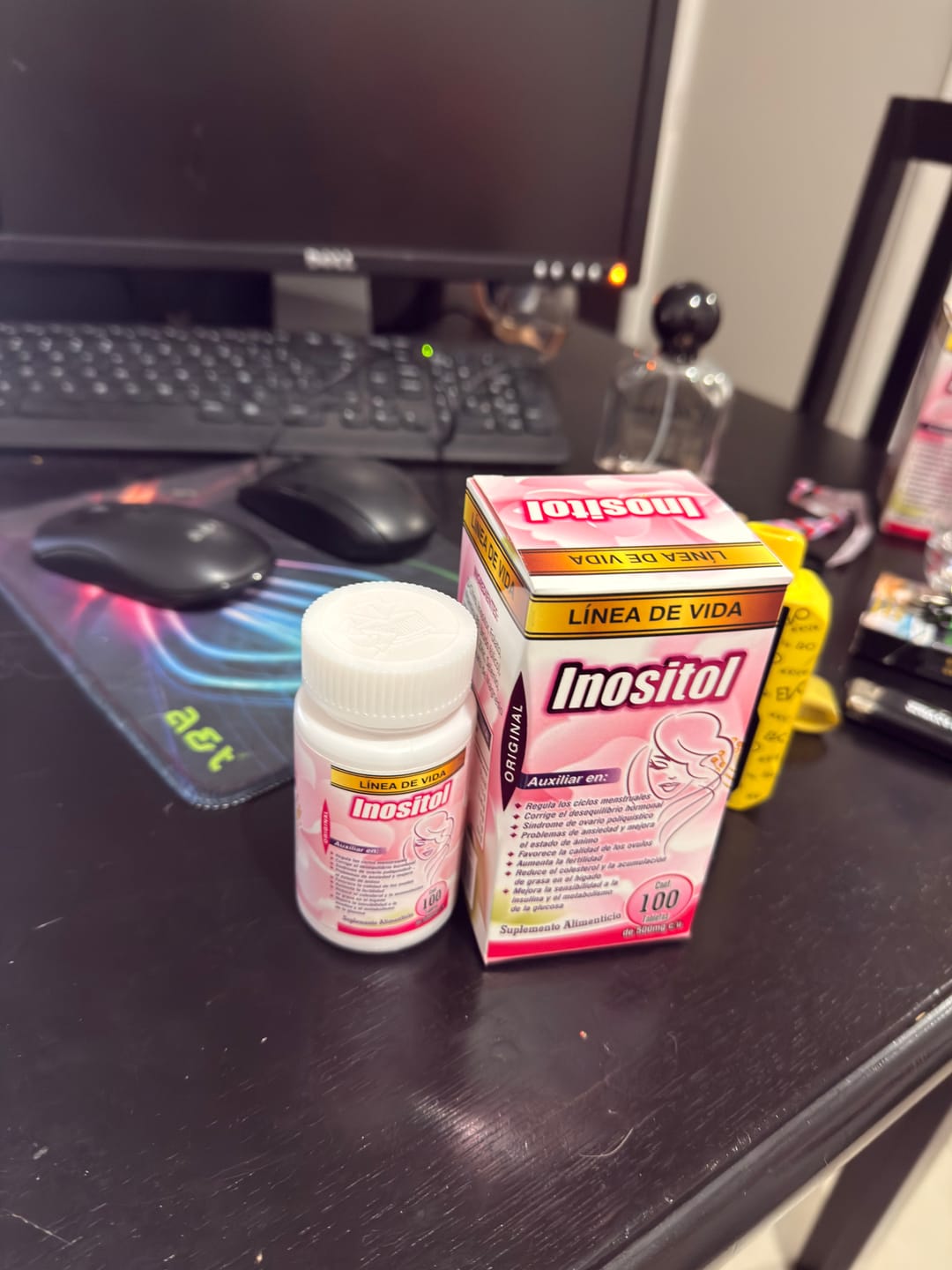 Customer photo review of Inositol | 100 Tabletas de 500 mg