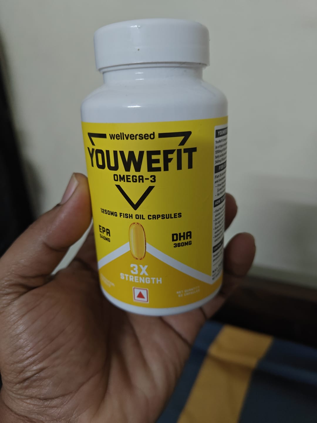 Customer photo review of YouWeFit Omega-3 Fish Oil (60 Capsules), 1250mg