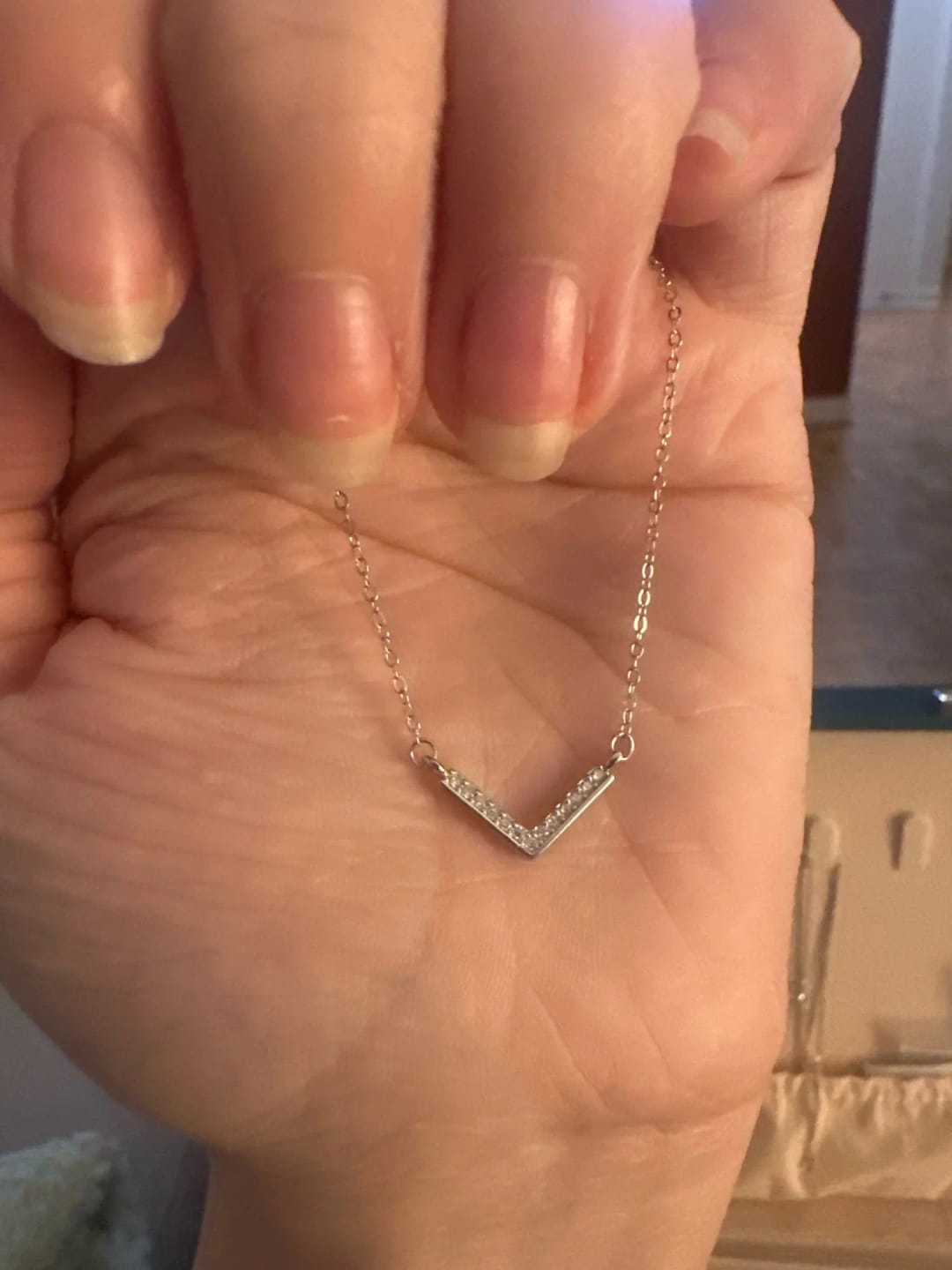 Customer photo review of Prism Glow Pendant