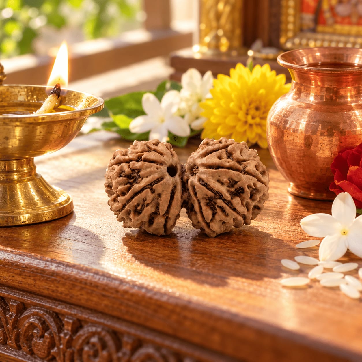 Customer photo review of Gauri Shankar Rudraksha (Nepali)