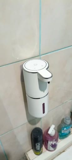 Customer photo review of Liquid Foma Soap Dispenser - Turn Your Everyday Handwashing Into a Smarter Experience