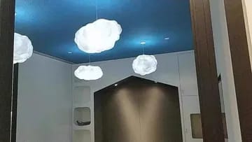 Customer photo review of Cotton Cloud Pendant Light