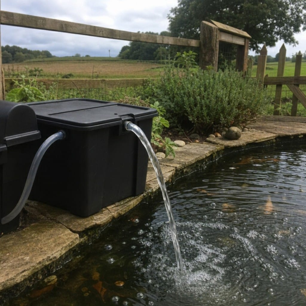 Customer photo review of Pond UV Clarifier UK – Clears Green Water Fast | 5000–15000L