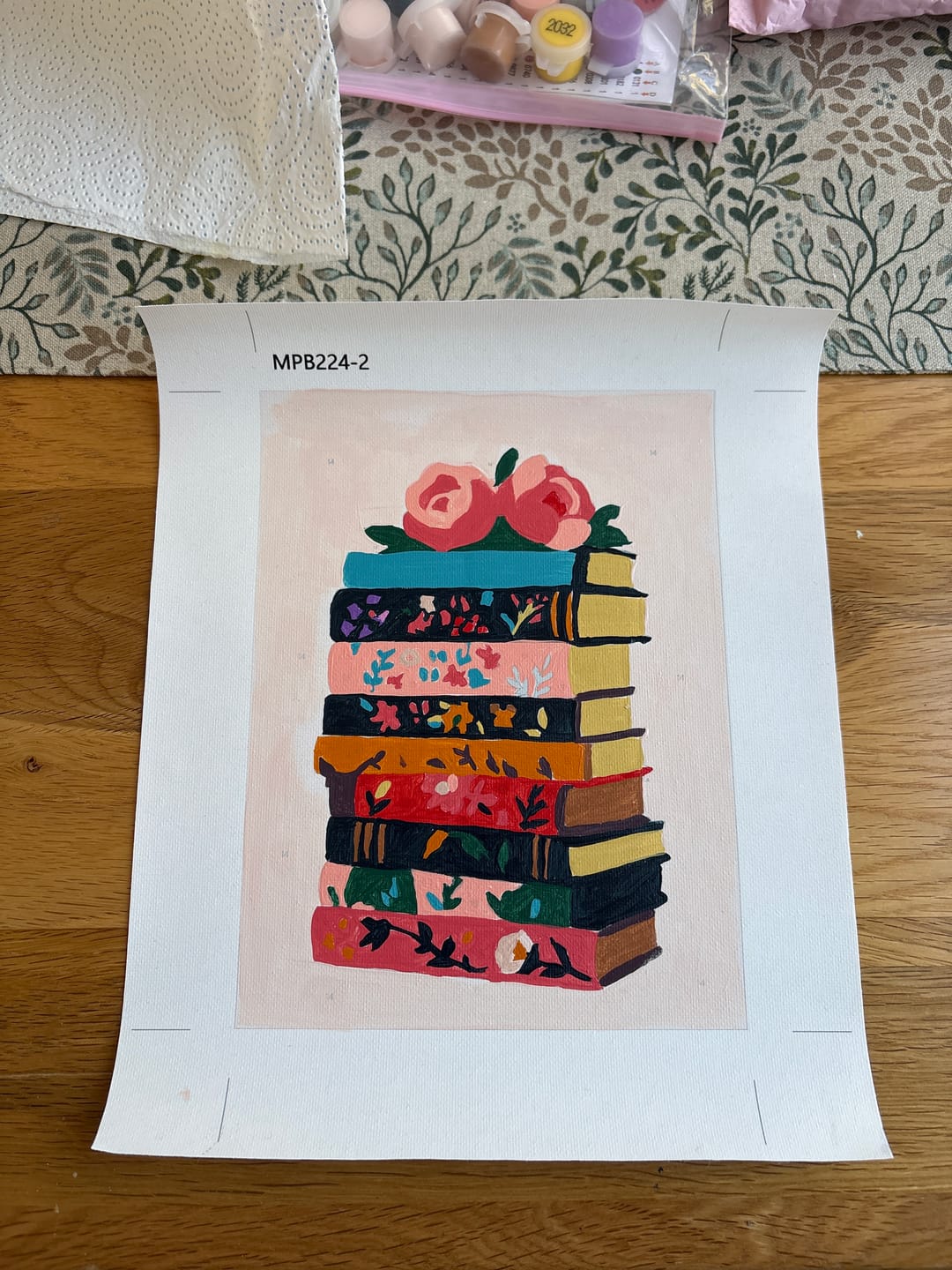 Customer photo review of 6 Mini Paintings - Colorful Books Set