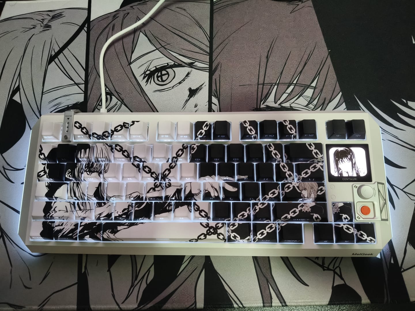Customer photo review of Centauri60/80 Hall Effect Gaming Keyboard