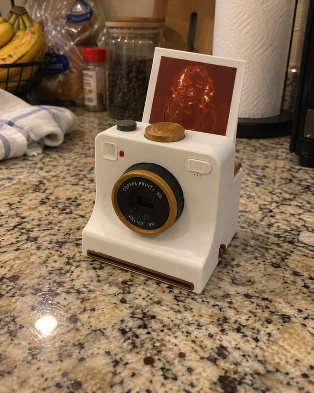 Customer photo review of LatteSnap Coffee Art Maker