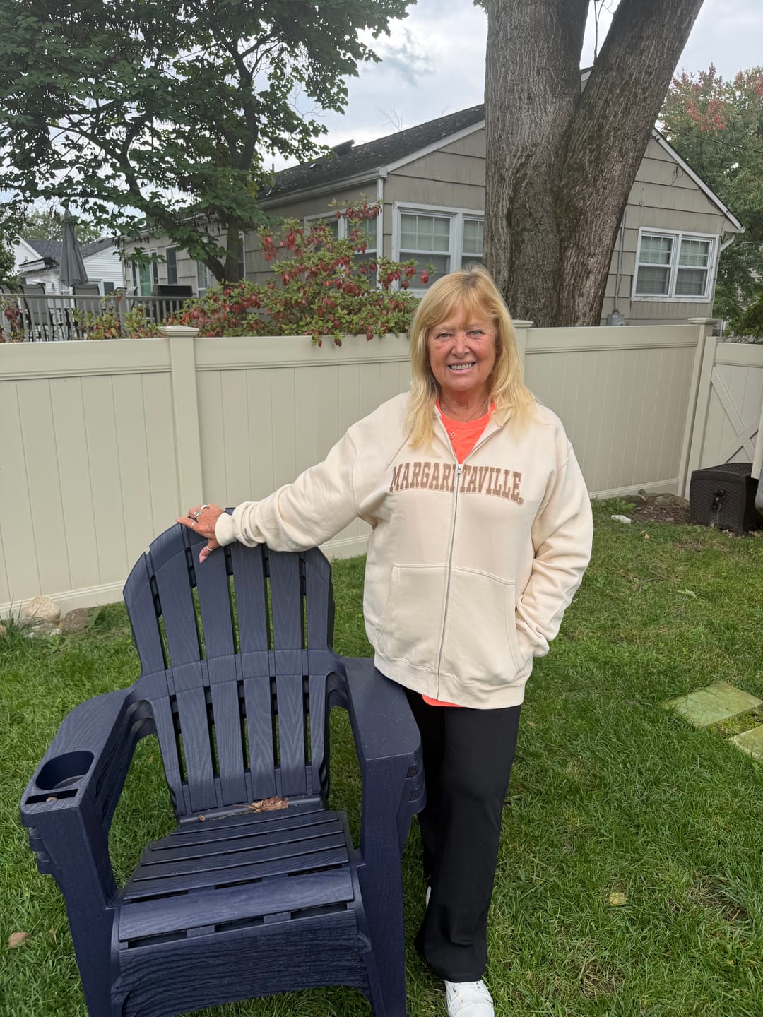 Customer photo review of Margaritaville Premium Full Zip Hoodie