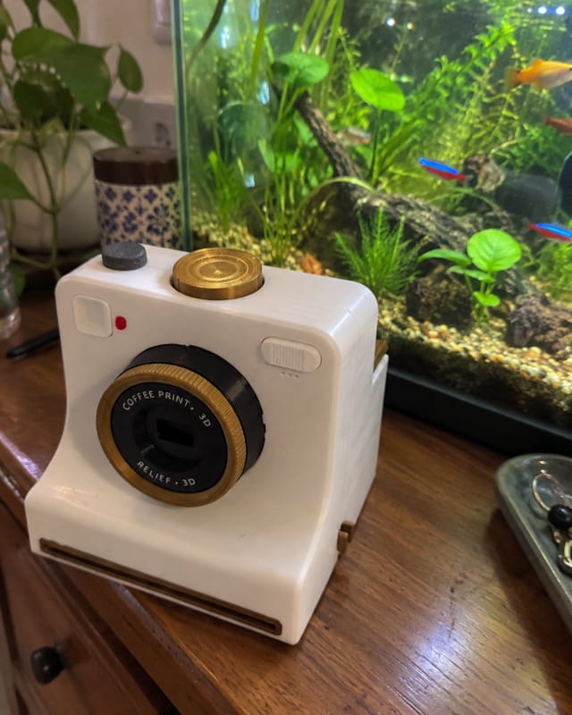 Customer photo review of LatteSnap Coffee Art Maker
