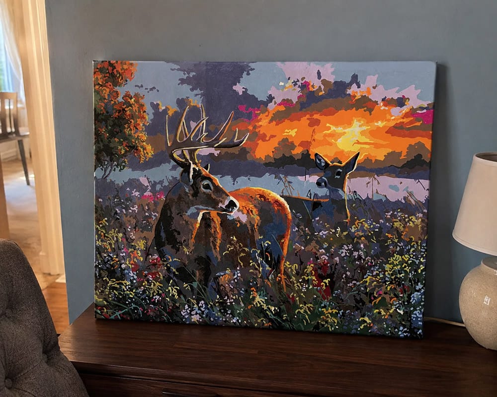 Customer photo review of Couple de cerfs