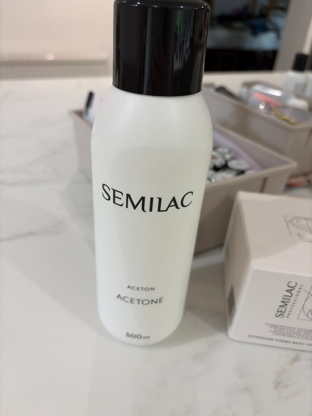 Customer photo review of Semilac Acetone 500 ml
