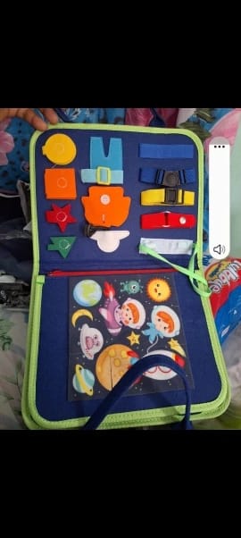 Customer photo review of Micromates™ Montessori Activity Board [8 Page]