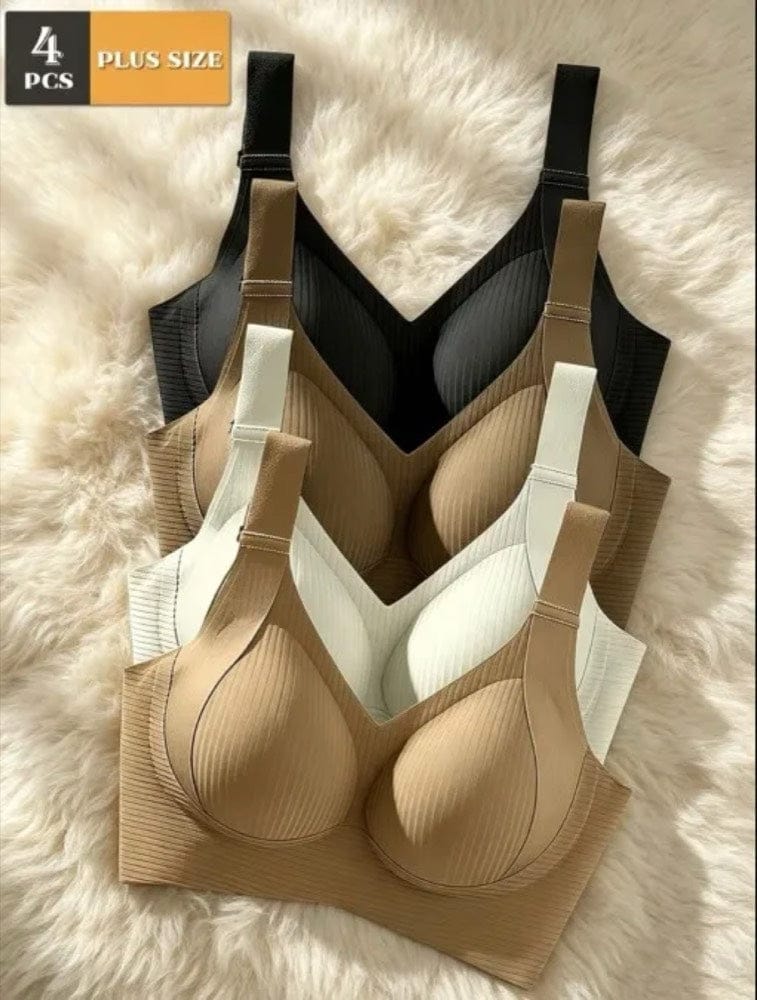 Customer photo review of Ribbed Push-Up Bralette (3-Pack)
