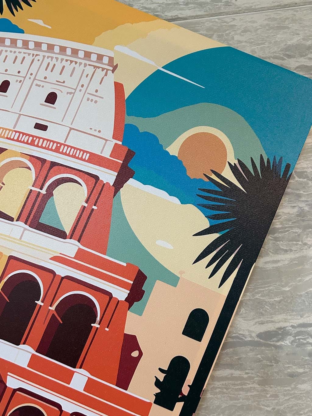 Customer photo review of Affiche Vintage Rome