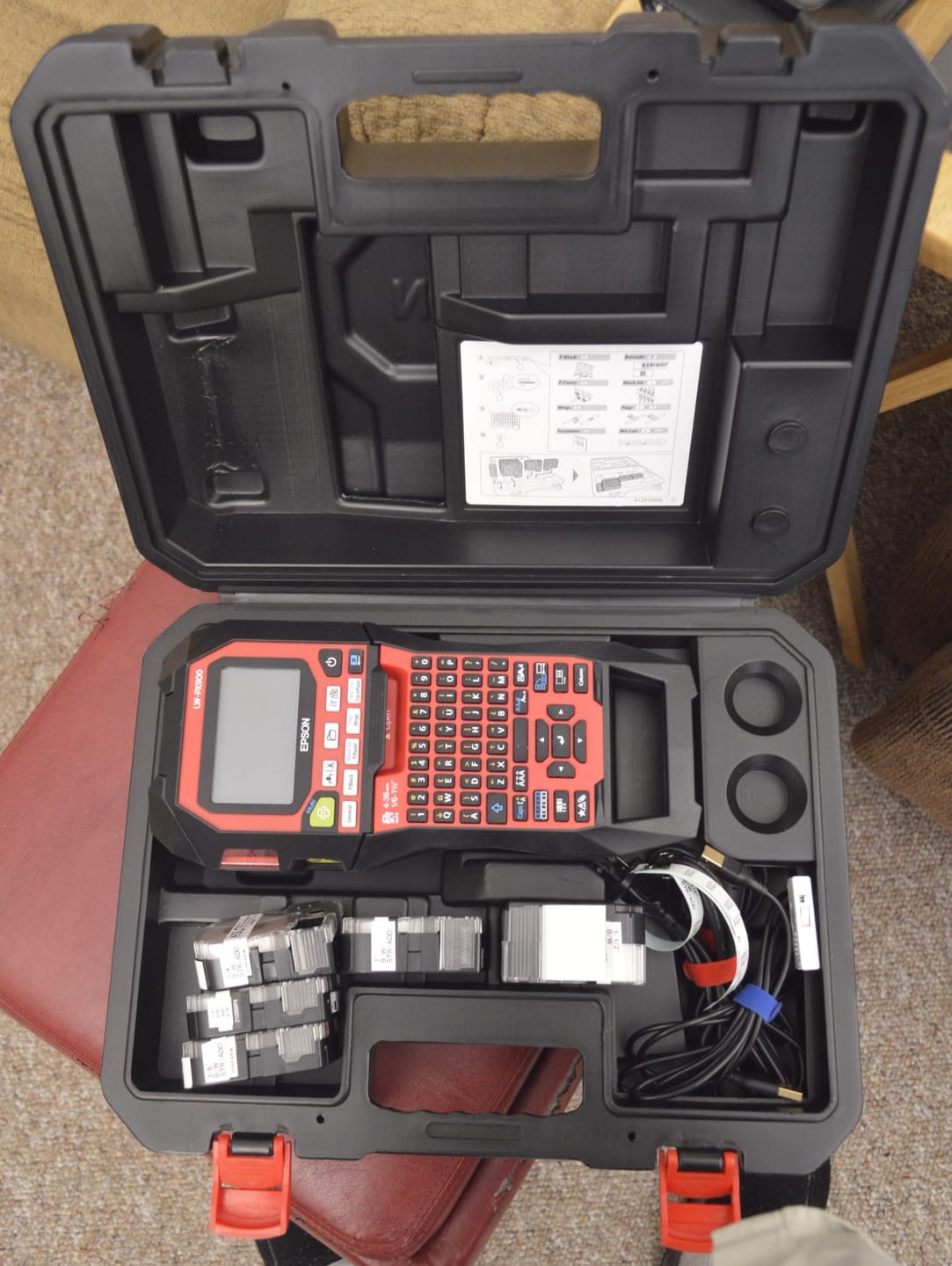 Customer photo review of Hard Case for LW-PX900 & LW-PX700 Printer - LWCS1200