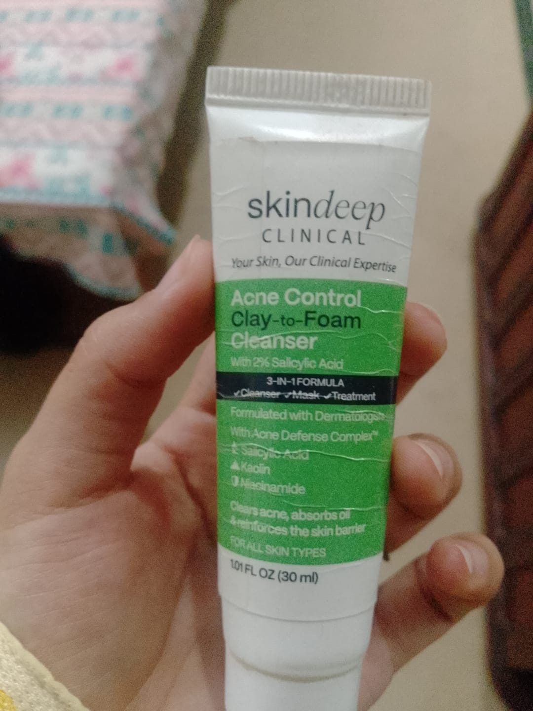 Customer photo review of Oil-Balance Moisturizing Gel-Cream