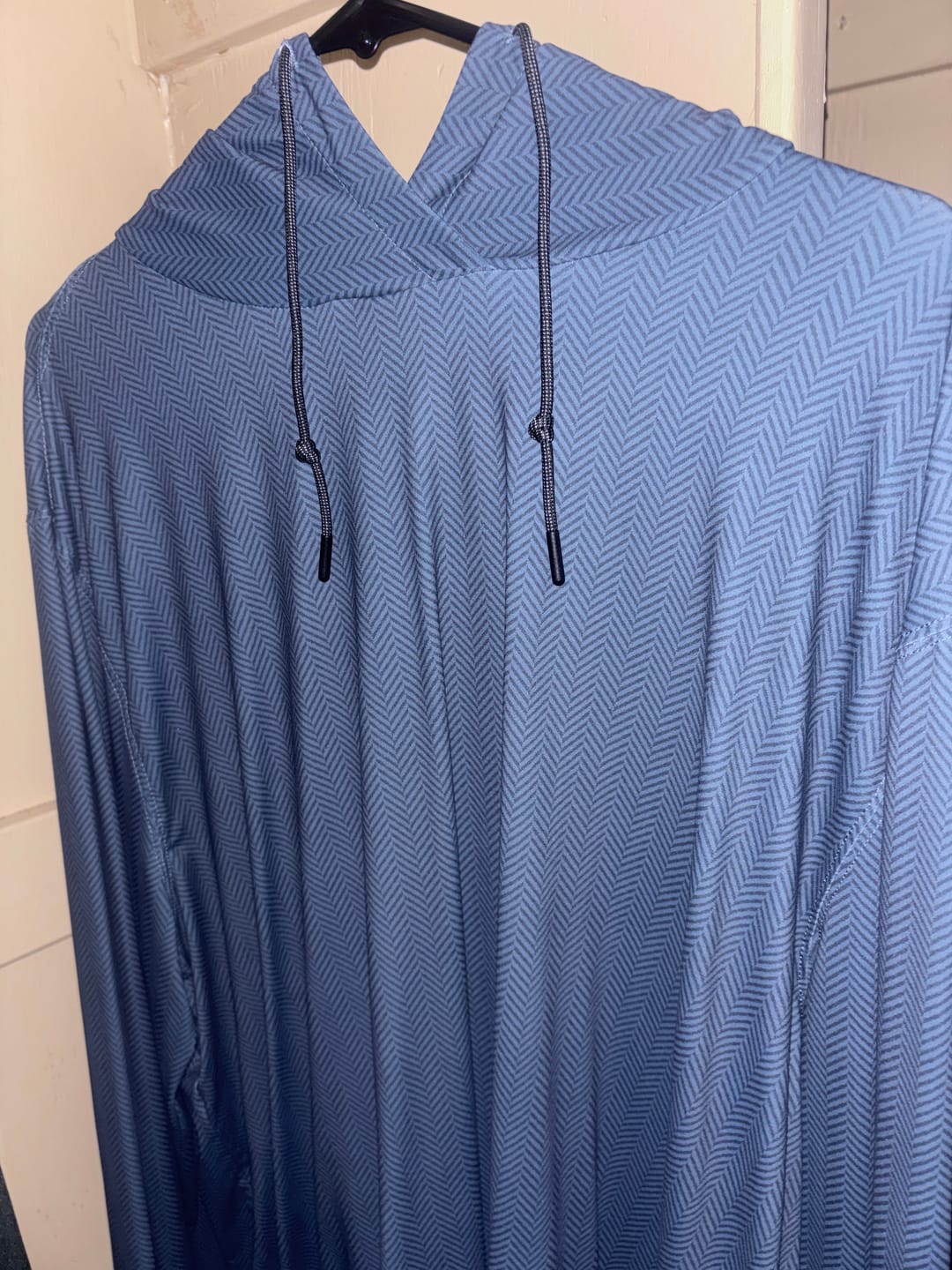 Customer photo review of Bad to the Herringbone – Performance Hoodie