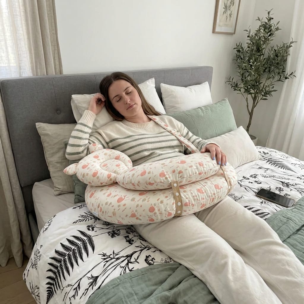 Customer photo review of Almohada CozyHalo Manos Libres