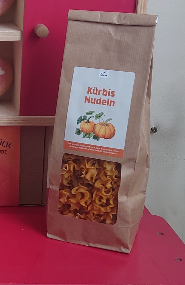 Customer photo review of Kürbis-Nudeln – herbstliche Pasta aus Deutschland