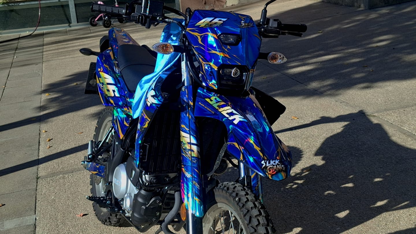 Customer photo review of ELECTRO RAGE - GRAPHICS KIT