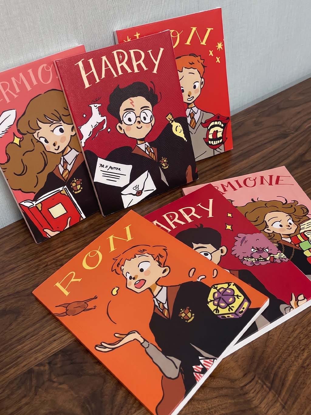 Customer photo review of Mini Peinture par numéros 15x20cm (6 pièces) - Harry Potter - Académie de Magie