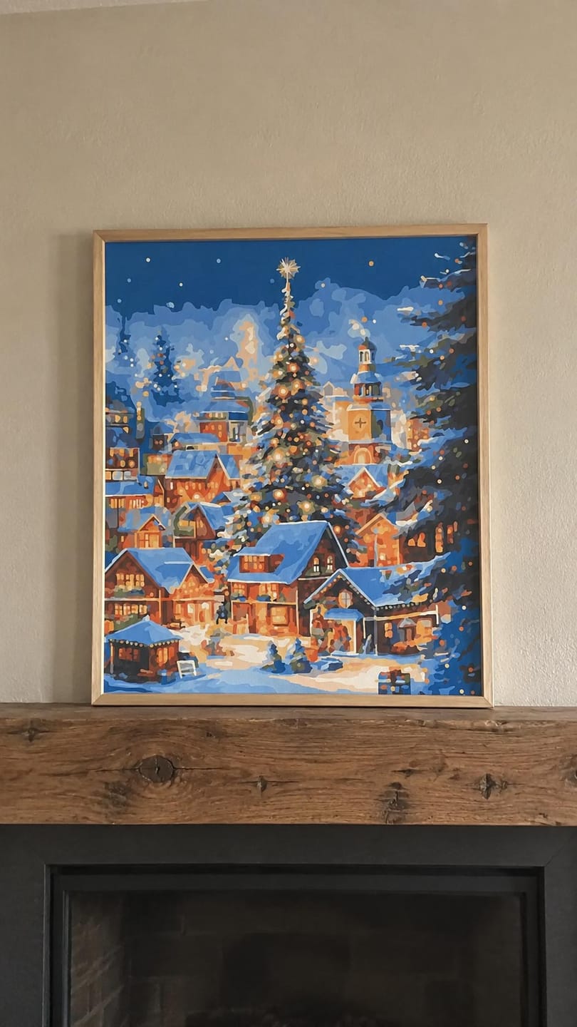 Customer photo review of Village de Noël Étincelant