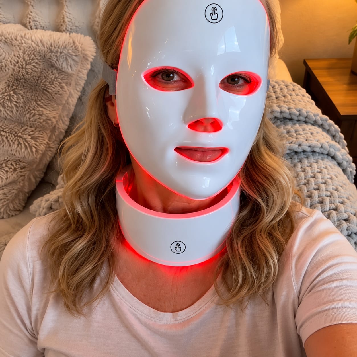 Customer photo review of LuméaSkin™ LED relift de cou