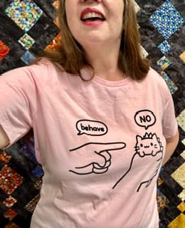 Customer photo review of Untameable Womens Tee