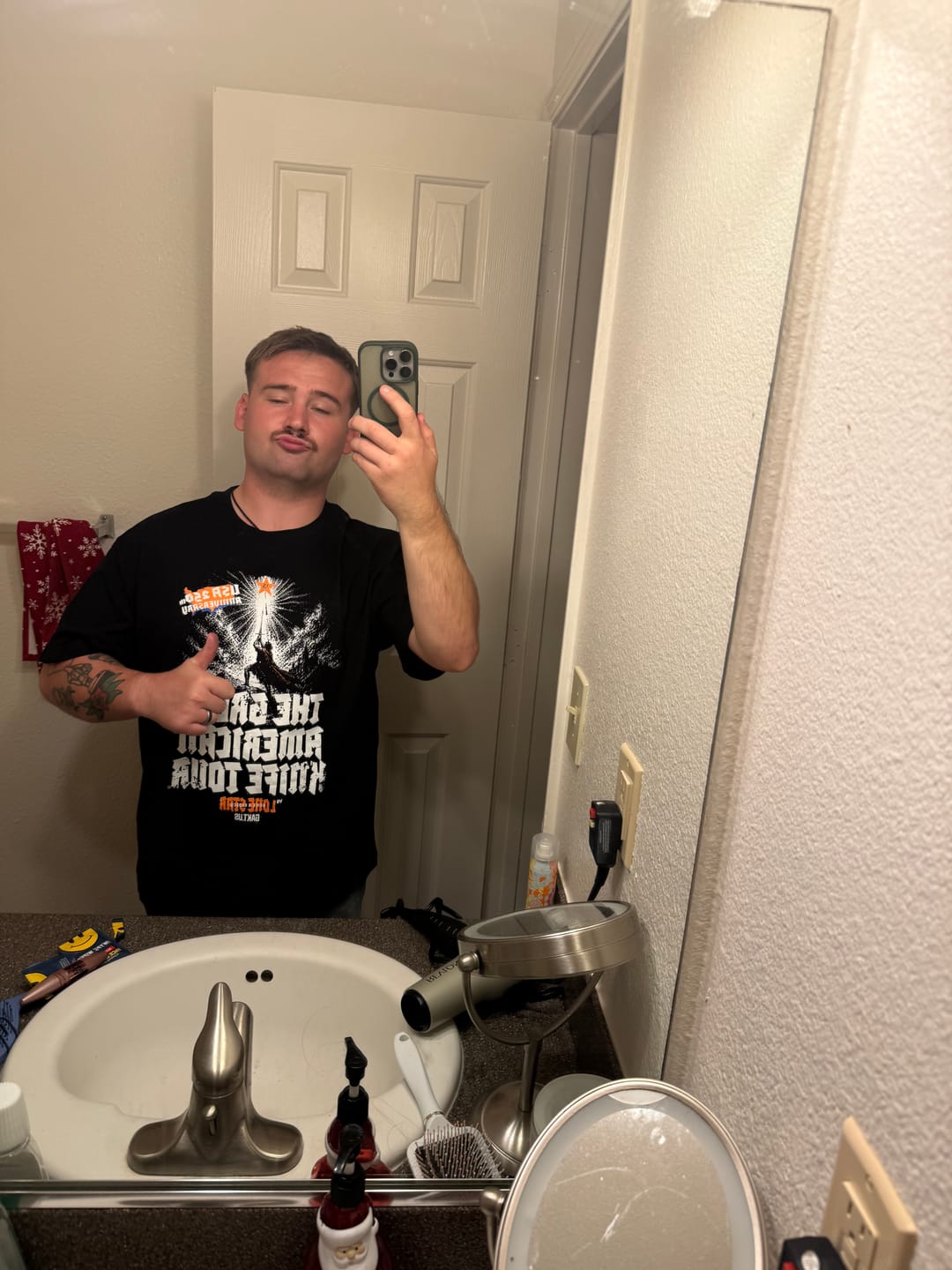 Customer photo review of The Great American Knife Tour™ Special Edition Tee (Pre-Order)