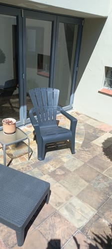 Customer photo review of Adirondack Chair - Graphite