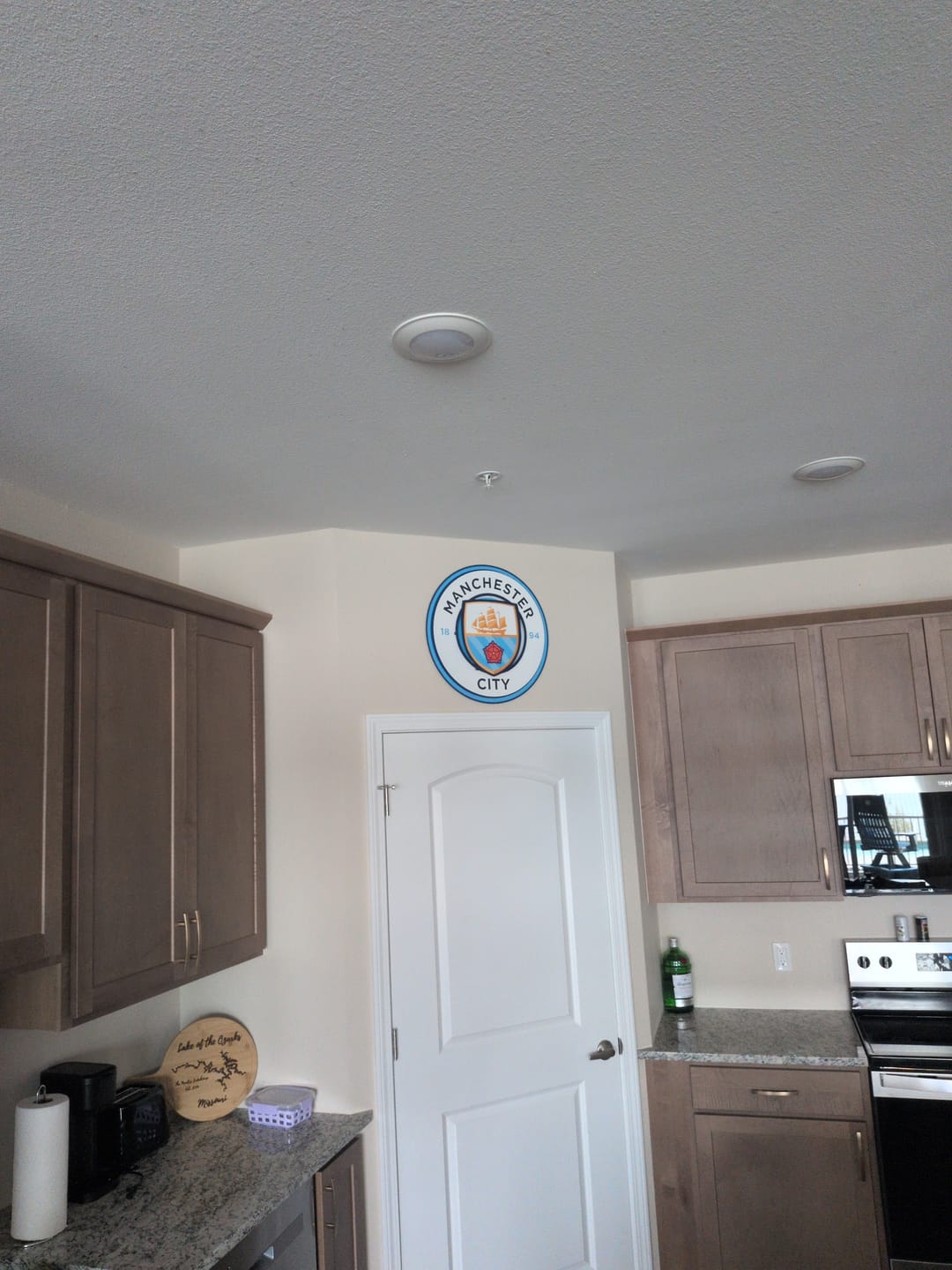 Customer photo review of Manchester "MAN CITY" 3D Vintage Metal Wall Art